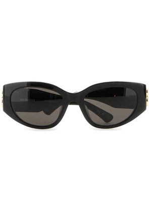 Balenciaga Eyewear Bossy Af round-frame sunglasses - Black