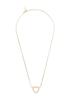 Christian Dior Pre-Owned rhinestone-embellished necklace - Gold