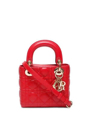 Christian Dior Pre-Owned 2010-2020s mini Lady Dior handbag - Red