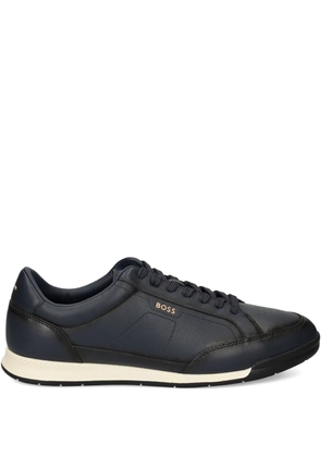 BOSS perforated sneakers - Blue