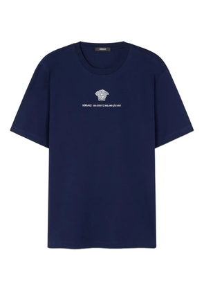 Versace embroidered-Medusa Head T-shirt - Blue