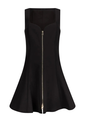 LIU JO zip-front pleated dress - Black