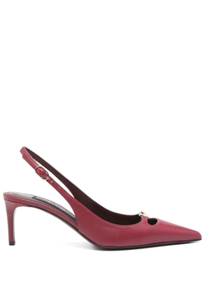 Dolce & Gabbana 60mm leather slingback pumps - Red