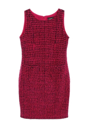 CHANEL Pre-Owned 1986-1988 tweed sleeveless dress - Pink
