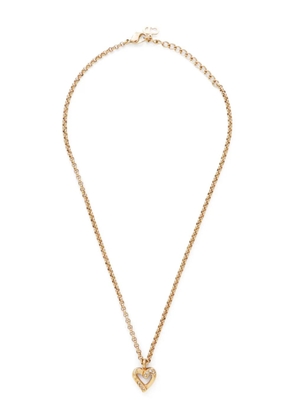 Christian Dior Pre-Owned heart-pendant necklace - Gold