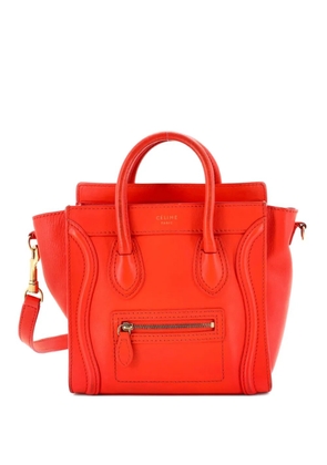 Celine Pre-Owned Luggage Bag Smooth Leather Nano crossbody bag - Orange