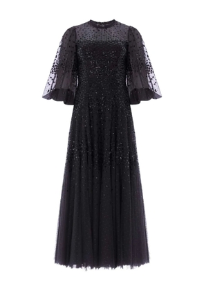 Needle & Thread sequin-embellishment maxi dress - Black