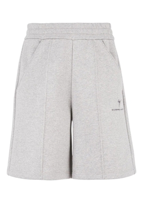Giuseppe Zanotti LR-43 cotton track shorts - Grey