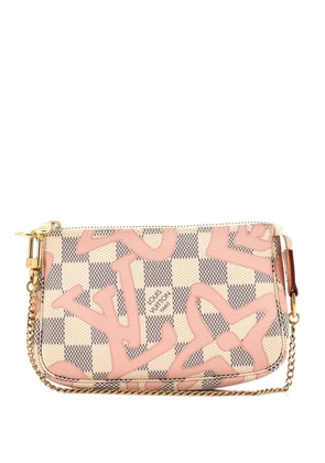 Louis Vuitton Pre-Owned Pochette Accessoires Limited Edition Damier Tahitienne Mini clutch bag - White