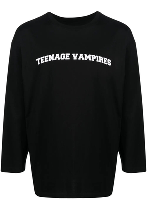 Liberal Youth Ministry graphic-print jersey-knit jumper - Black