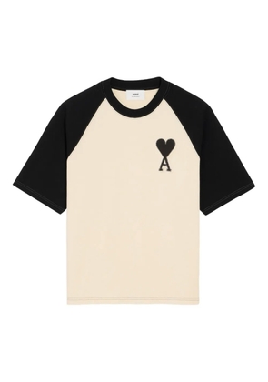 AMI Paris Ami de Coeur short-sleeve cotton T-shirt - Black