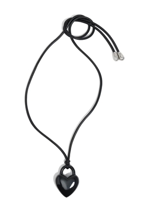 Bimba y Lola heart-pendant necklace - Black