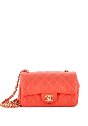 CHANEL Pre-Owned Classic Single Flap Bag Quilted Lambskin Mini crossbody bag - Pink