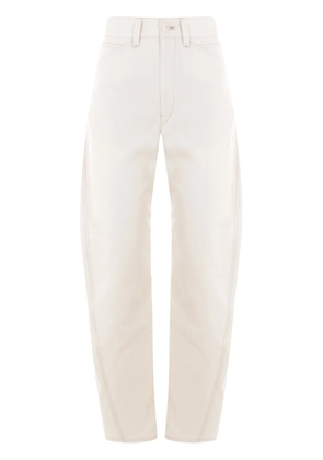 LEMAIRE twisted trousers - White