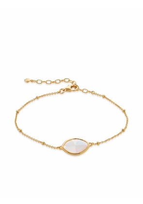 Monica Vinader moonstone petal bracelet - Gold