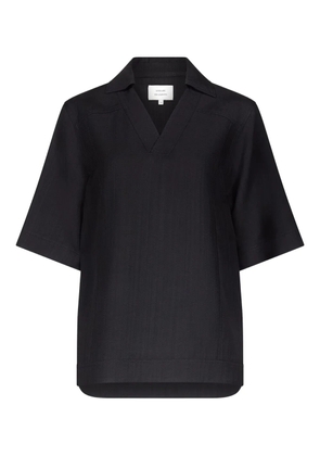 LouLou de Saison Ermo open-neck top - Black