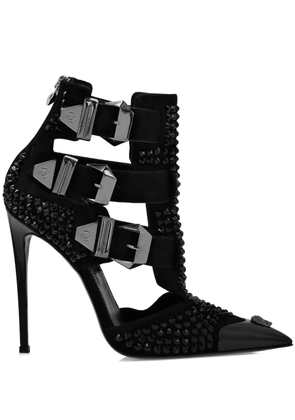 Philipp Plein 120mm Skull pumps - Black