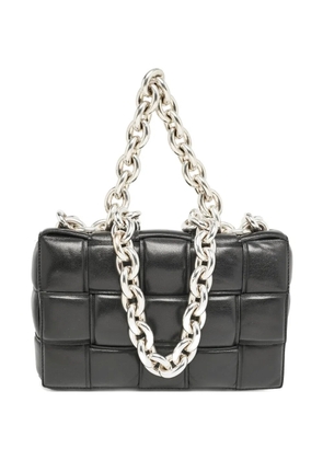 Bottega Veneta Pre-Owned Cassette leather houlder bag - Black