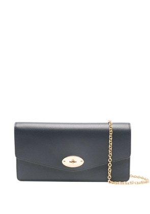 Mulberry Darley twist-lock-fastening clutch bag - Blue
