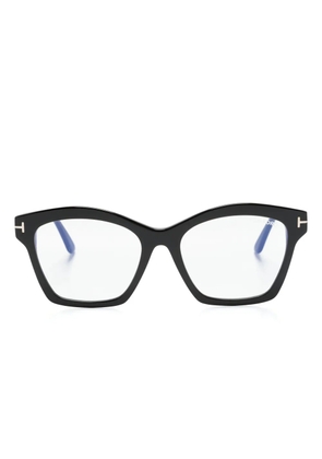 TOM FORD Eyewear light-filtering butterfly-frame glasses - Black