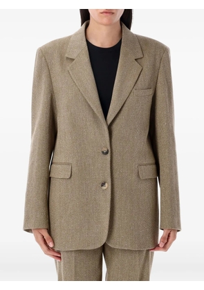 Golden Goose herringbone blazer - Brown