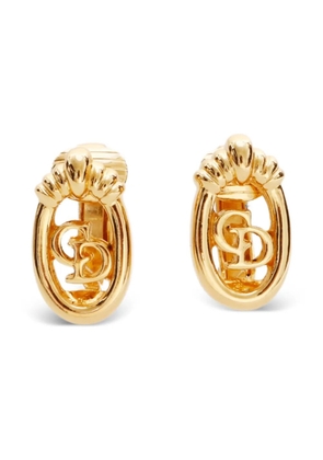 Christian Dior Pre-Owned 1980-1990 CD clip-on earrings - Gold
