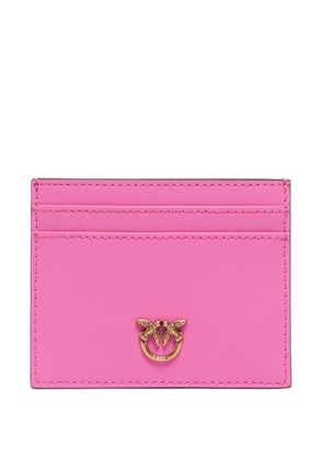 PINKO Love Birds leather cardholder