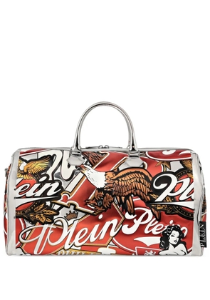 Philipp Plein eagle-print top-handle holdall - Multicolour