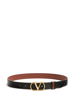 Valentino Garavani VLogo leather belt - Brown