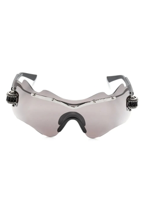Kuboraum E16 mask-frame sunglasses - Black