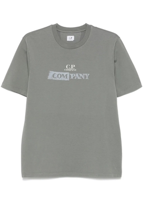 C.P. Company logo-print jersey T-shirt - Grey
