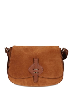 Coccinelle medium Mavery flap tote bag - Brown