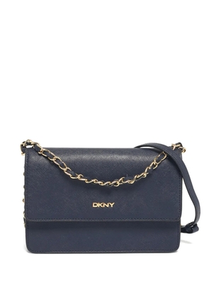 DKNY 2015 Bryant Park leather chain-detail crossbody bag - Blue