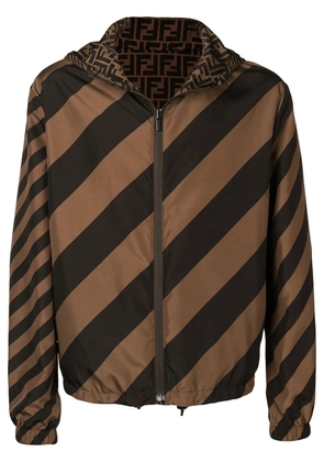 FENDI reversible windbreaker jacket - Brown