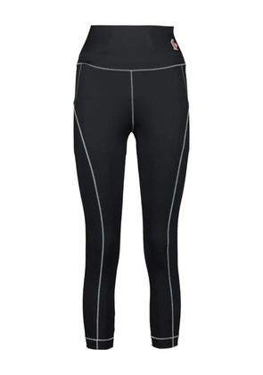 Moncler Grenoble logo-patch leggings - Black