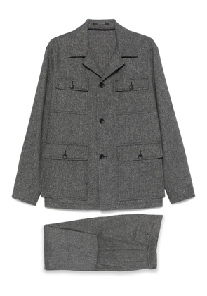 Tagliatore knitted suit - Grey