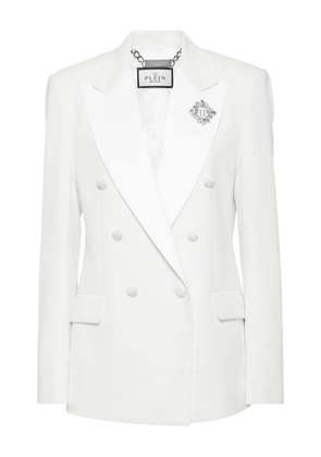 Philipp Plein Dame double-breasted blazer - White