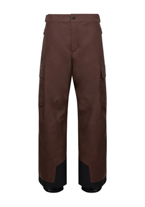 Moncler Grenoble cargo-pocket ski bottoms - Brown