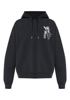 DSQUARED2 graphic hooded sweatshirt - Black