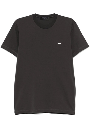 DSQUARED2 logo-plaque T-shirt - Grey