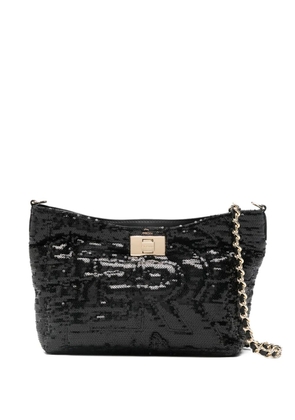 ERMANNO FIRENZE sequin-embellished crossbody bag - Black