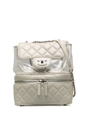 CHANEL Pre-Owned 2018 Aquarium backpack - White