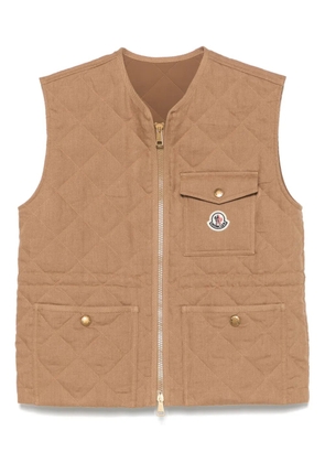 Moncler Vigny gilet - Brown