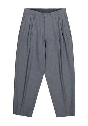 Neighborhood Two Tuck pleated-pocket trousers - Grey