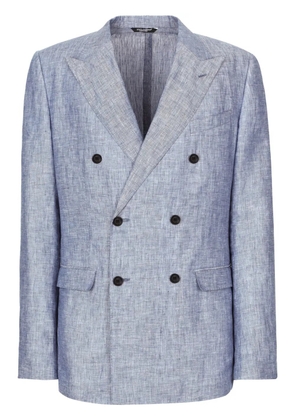 Dolce & Gabbana Taormina double-breasted blazer - Blue