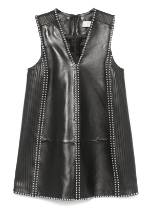 Golden Goose leather mini dress - Black