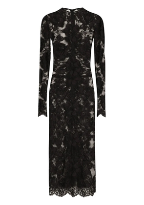 Dolce & Gabbana lace midi dress - Black
