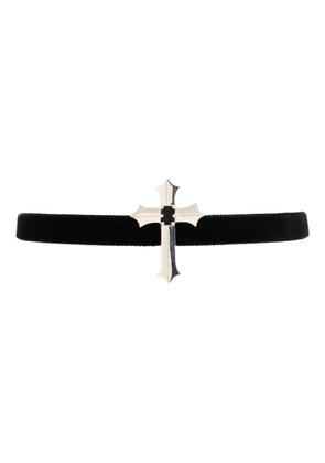 MISBHV cross pendant choker - Black