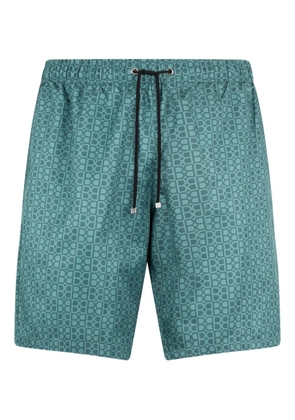 Billionaire all-over-print swimming shorts - Green