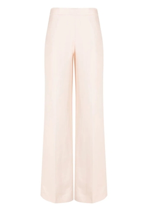 TWINSET pressed-crease palazzo trousers - Pink